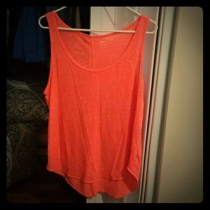Orange tank top